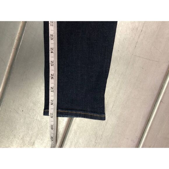 True Religion Womens Jeans Size 26 Halle Blue Dark Wash Denim Y2K Made In USA - Picture 8 of 8